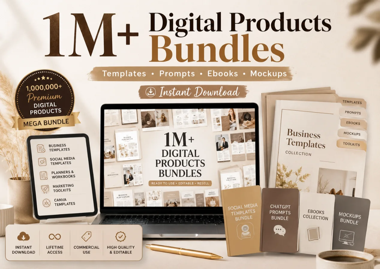 1M+ Digital Products Bundles