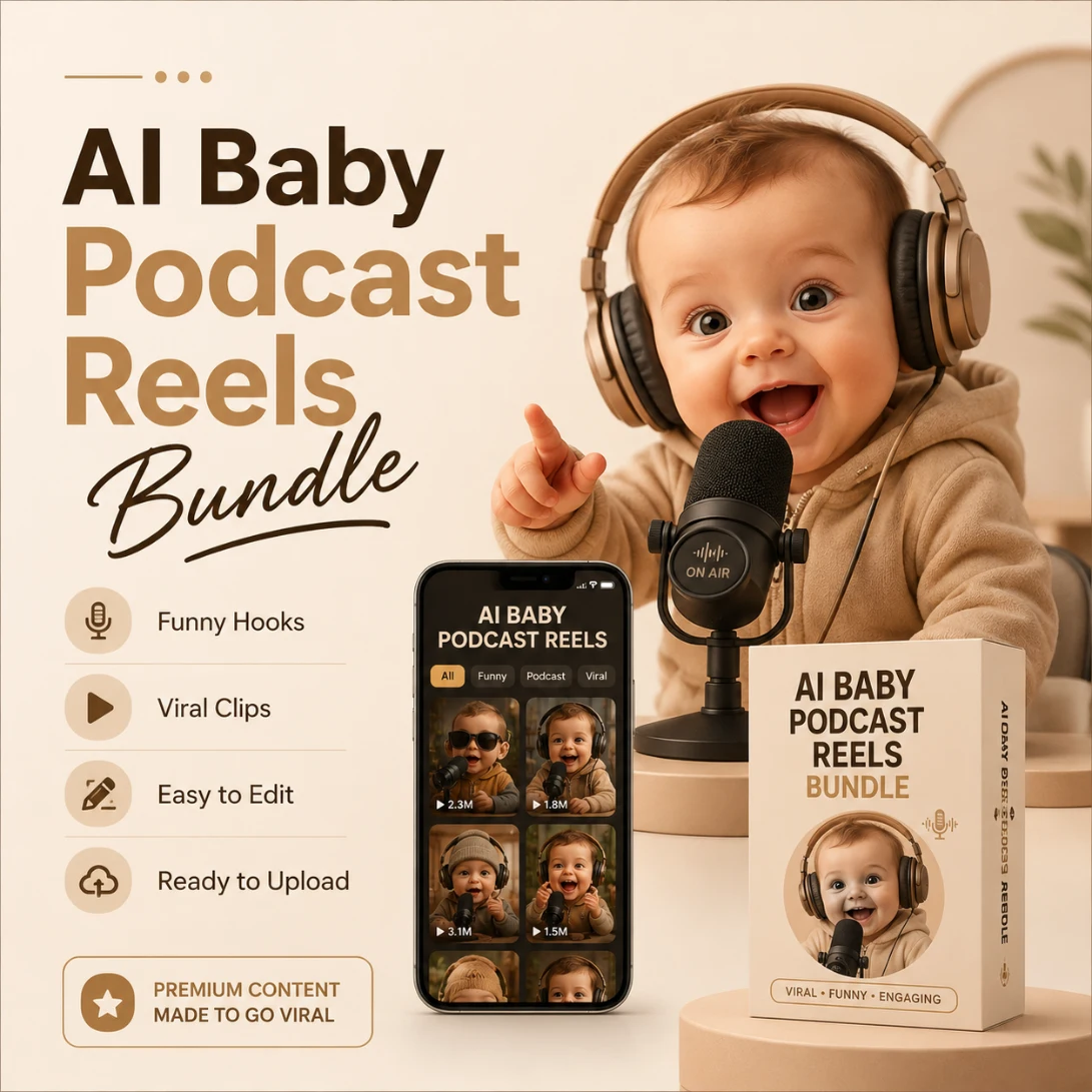 Ai Baby Podcast Reels Bundle